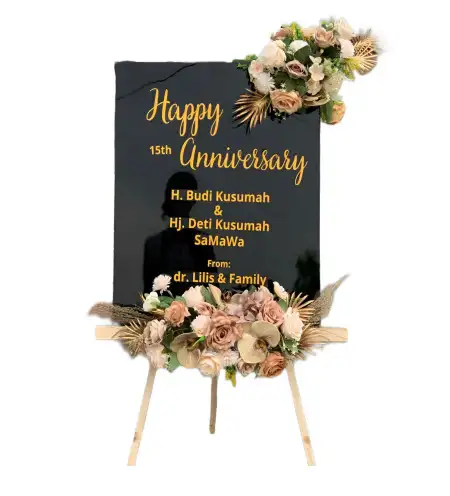 Papan Bunga Akrilik Cinta Damai