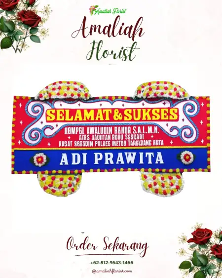 Papan Bunga Ucapan Selamat Cinta Damai